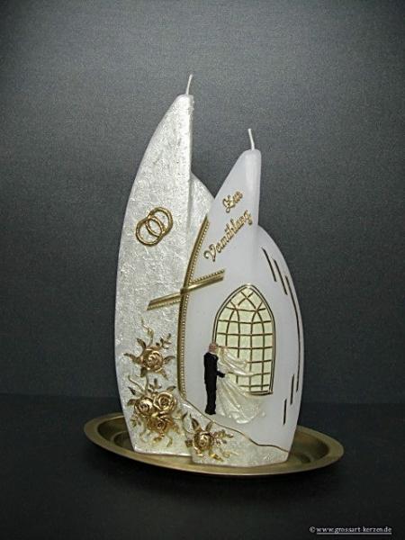 Hochzeitskerze "..für immer dein"