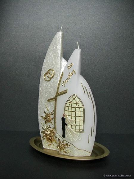 Hochzeitskerze "..für immer dein"