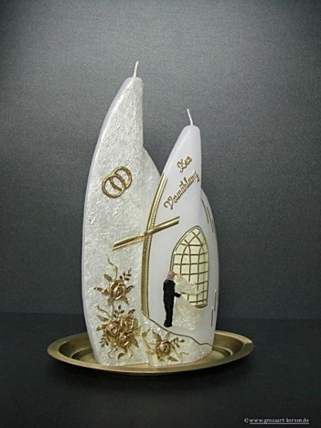 Hochzeitskerze "..für immer dein"