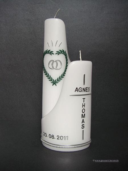 Hochzeitskerze "Yin -Yang"