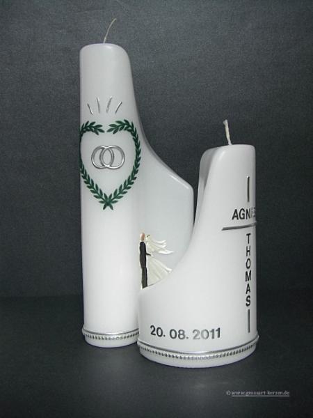 Hochzeitskerze "Yin -Yang"