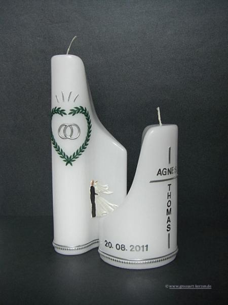 Hochzeitskerze "Yin -Yang"