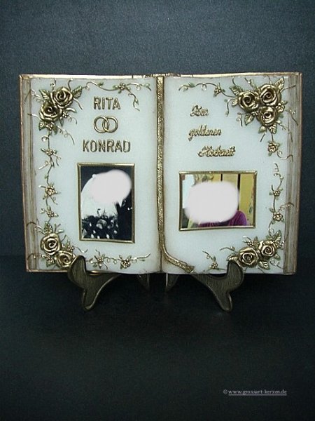 "Zur goldenen Hochzeit" Wachsbuch