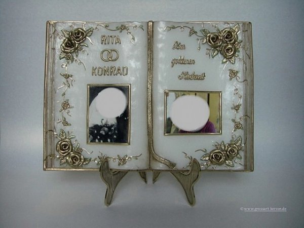 "Zur goldenen Hochzeit" Wachsbuch