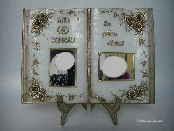 "Zur goldenen Hochzeit" Wachsbuch