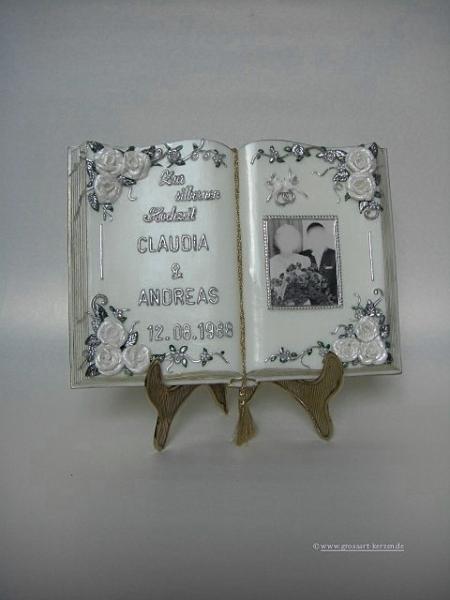 Wachsbuch "Zur silbernen Hochzeit"