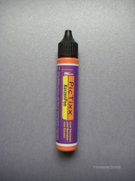 Kerzen-Pen / Wachs-Pen "Orange"
