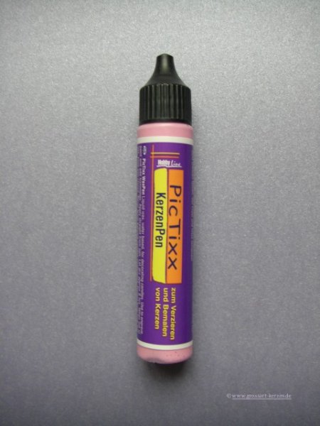 Kerzen-Pen / Wachs-Pen "Rosa"