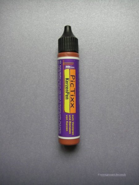 Kerzen-Pen / Wachs-Pen "Braun"