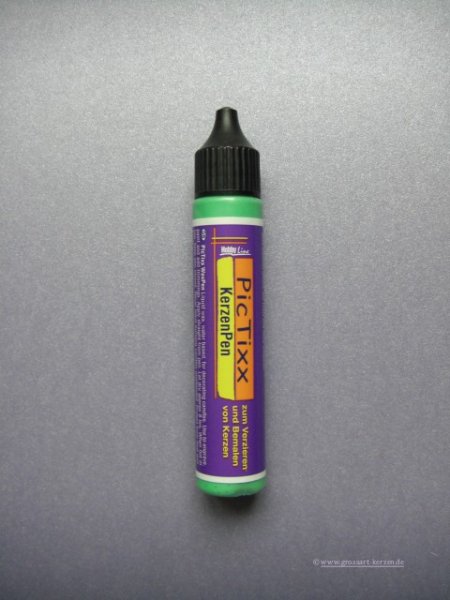 Kerzen-Pen / Wachs-Pen "Grün-Metallic"