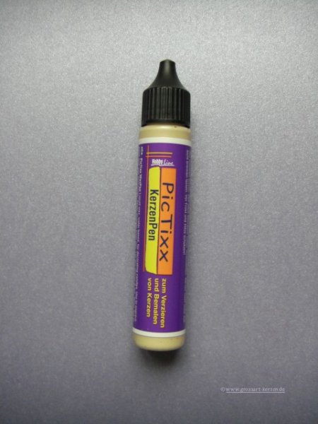 Kerzen - Pen / Wachs - Pen "Glitter- Gold"