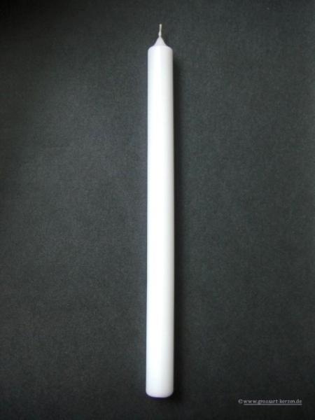 Kerzenrohling Kommunionkerze weiss 415x30 mm