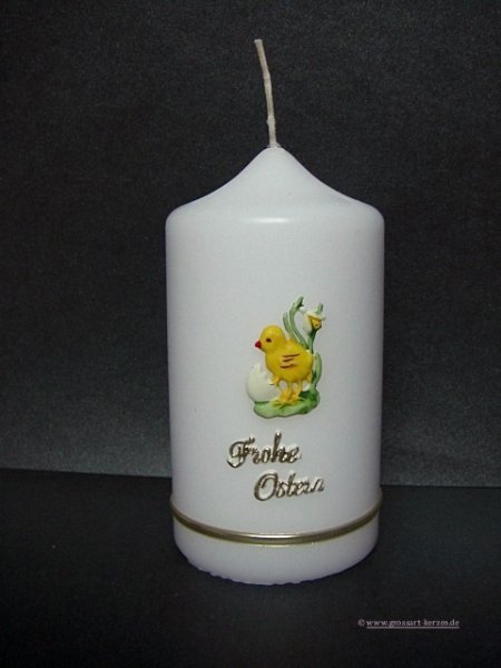 Osterkerze "Küken"  Frohe Ostern