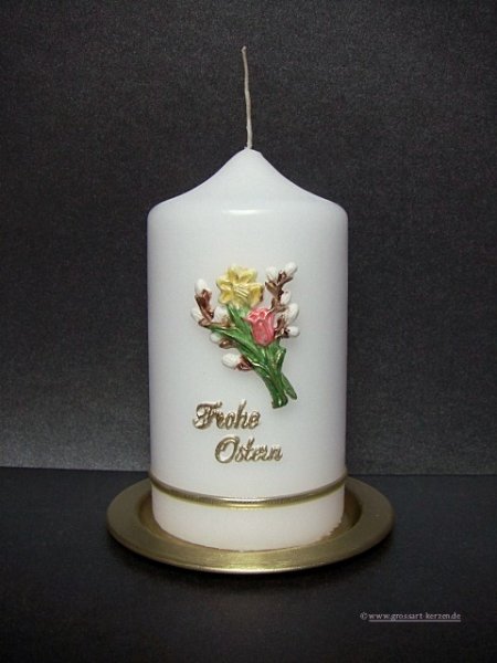 Osterkerze "Blumenstrauß"