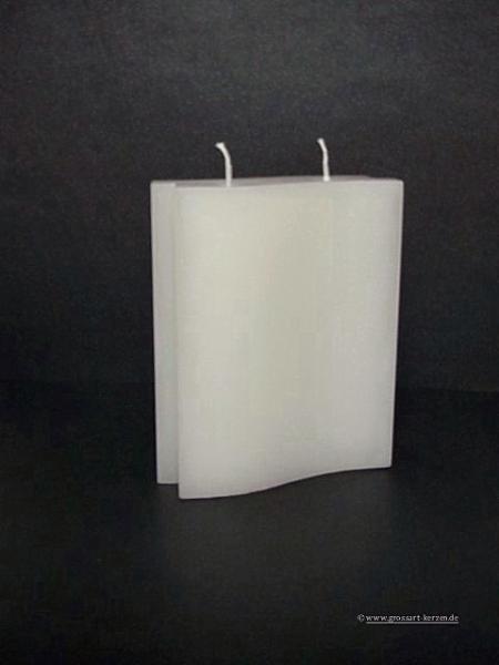 Kerzenrohling Sonderform "Welle"