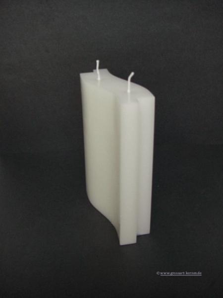 Kerzenrohling Sonderform "Welle"