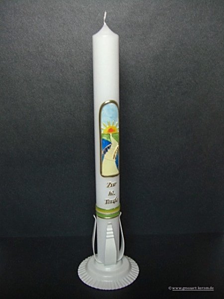 Taufkerze "dein Weg"  versch. Größen & Farben