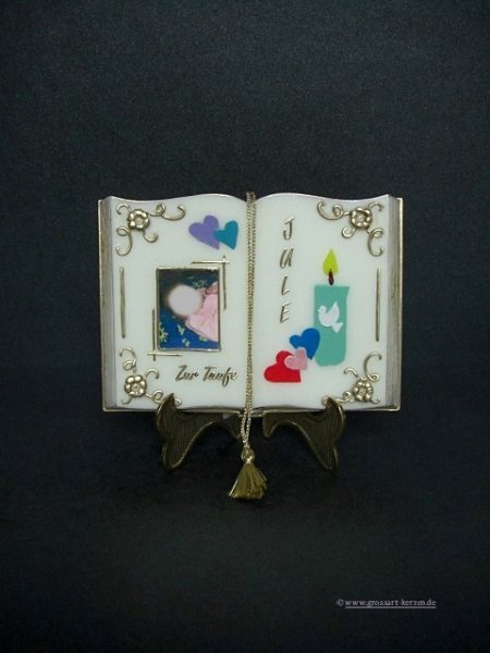 Buch, Wachsbuch "Zur Taufe"