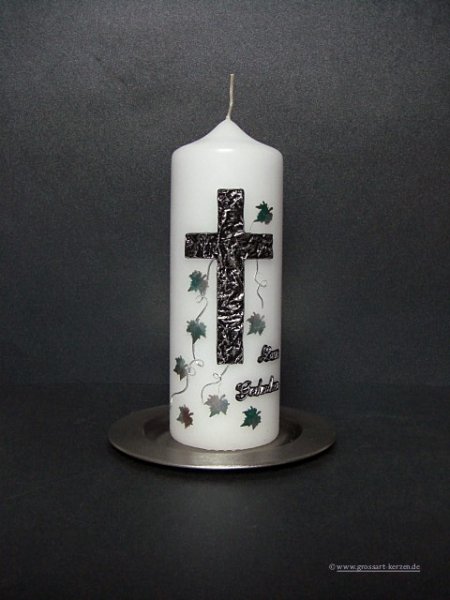 Gedenkkerze - Trauerkerze "Zum Gedenken"