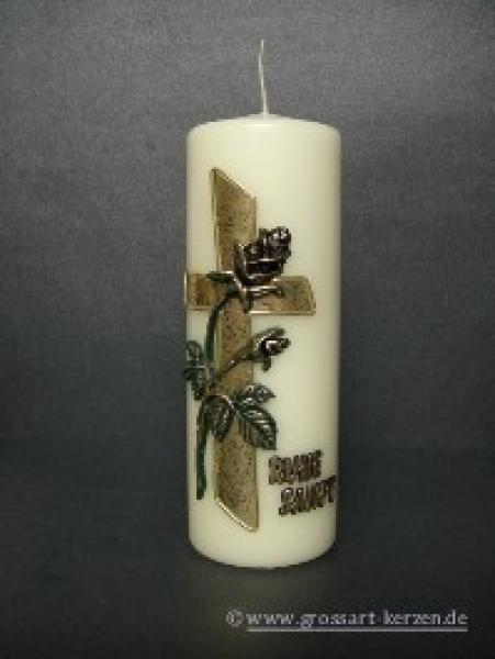 Trauerkerze  "RUHE SANFT"