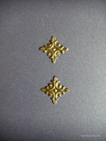 Verzierwachs Ornament "Verzierteil Kreuz"