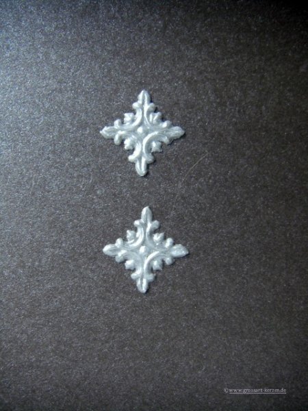 Verzierwachs Ornament "Verzierteil Kreuz"