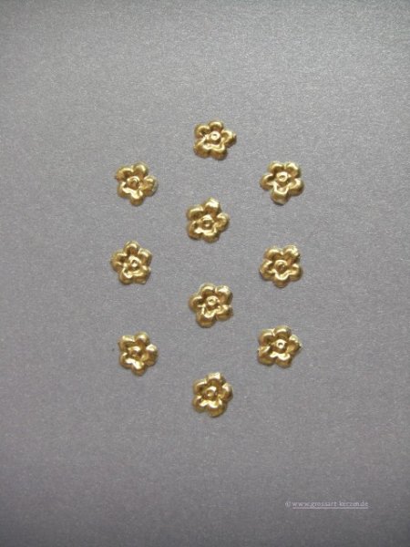 Verzierwachs, Wachsmotiv, Blümchen 10er Set