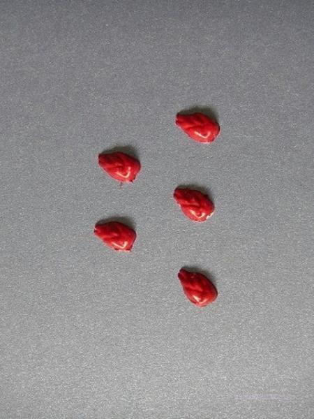 Verzierwachs, Wachsmotiv, Rosenknospe 5er Set