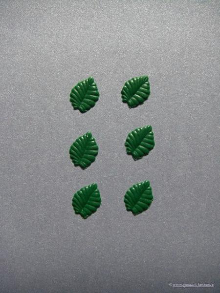 Verzierwachs, Wachsmotiv, Rosenblatt groß 6er Set versch. Farben