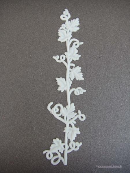 Verzierwachs, Wachsmotiv, Weinranke versch. Farben