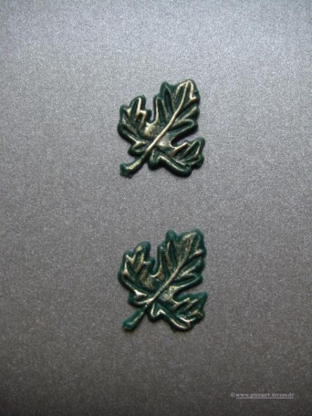 Verzierwachs, Wachsmotiv, Weinblatt 2er Set