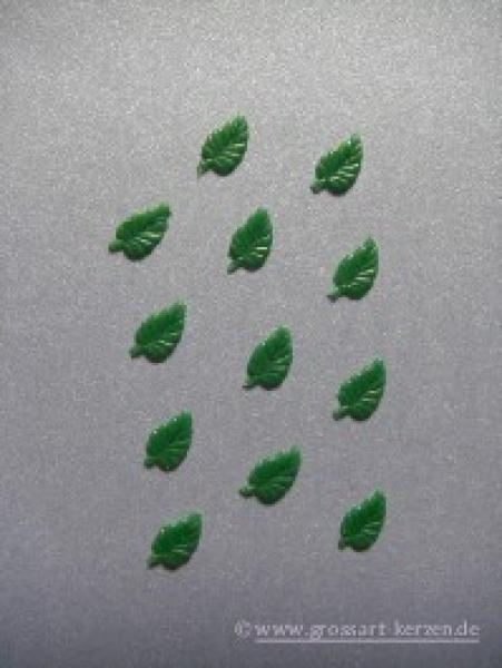 Verzierwachs, Wachsmotiv, Blatt klein 12er Set