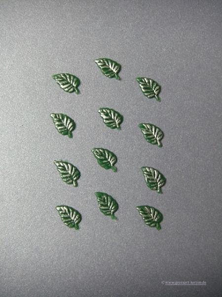 Verzierwachs, Wachsmotiv, Blatt klein 12er Set