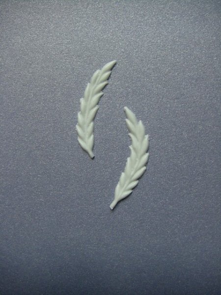 Verzierwachs, Kommunion "Myrthe / Ähre" 2er Set