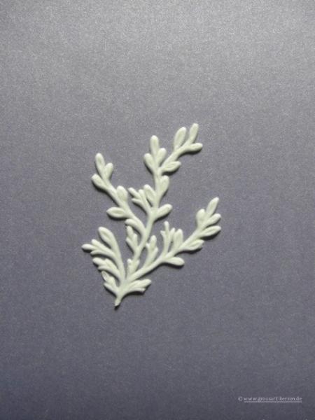 Verzierwachs, Wachsmotiv, Myrthezweig groß versch. Farben