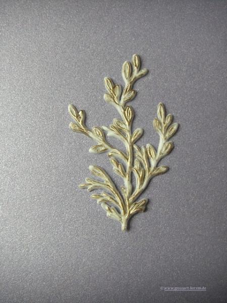 Verzierwachs, Wachsmotiv, Myrthezweig groß versch. Farben