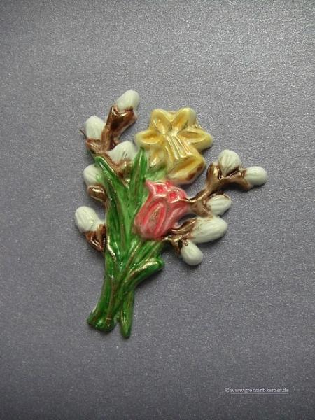 Verzierwachs, Wachsdekor  "Blumenstrauß"