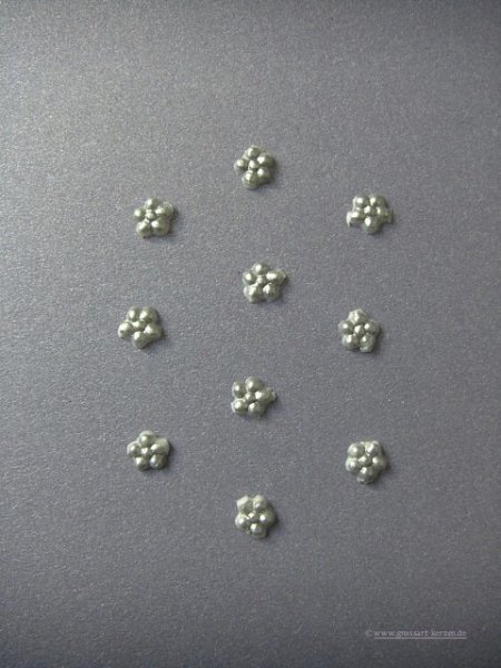 Verzierwachs, Wachsdekor "Blümchen" 10er Set