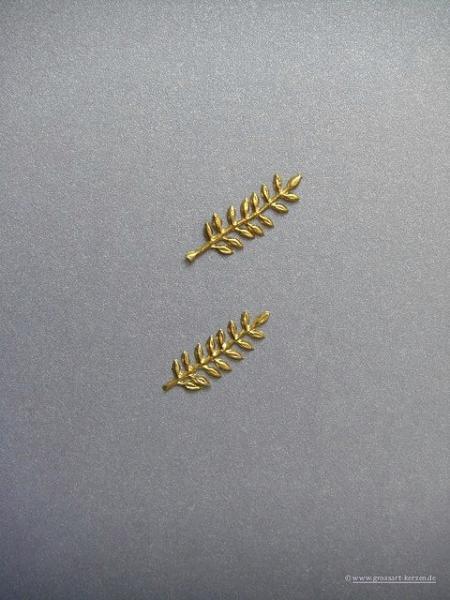 Verzierwachs, Wachsmotiv, Myrthezweig 2er Set