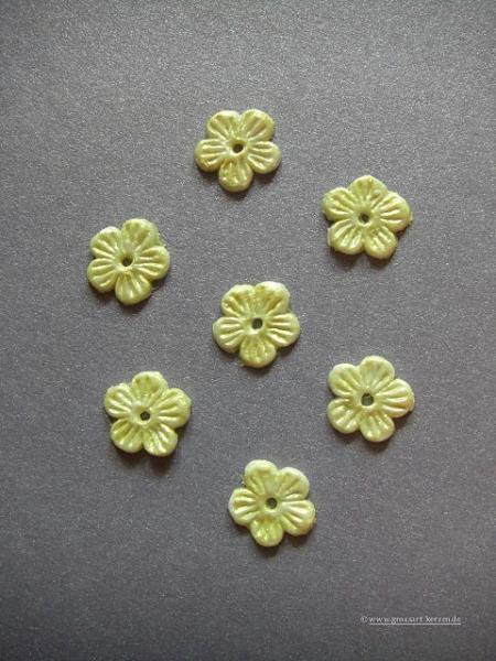 Verzierwachs, Wachsmotiv, "Blümchen" 7er Set