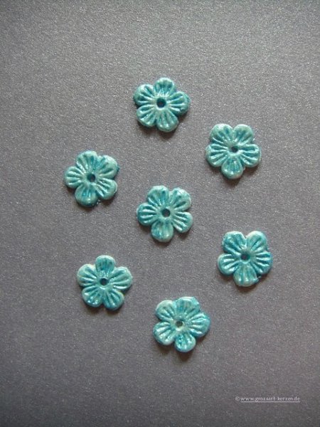 Verzierwachs, Wachsmotiv, "Blümchen" 7er Set