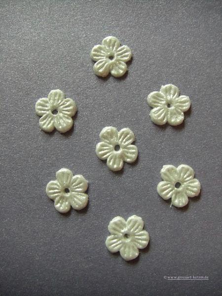 Verzierwachs, Wachsmotiv, "Blümchen" 7er Set