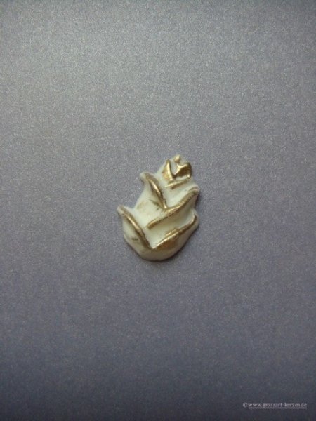 Verzierwachs, Wachsmotiv, Rosenknospe versch. Farben