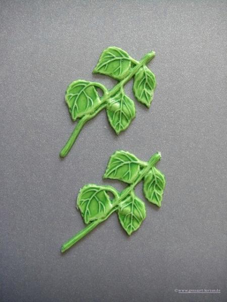 Verzierwachs, Wachsmotiv, Grün für Sonnenblume