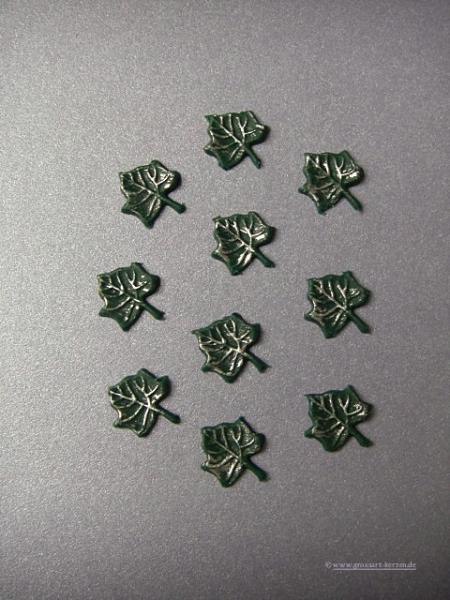 Verzierwachs, Wachsmotiv, Blatt, Efeu oder Wein 10er Set