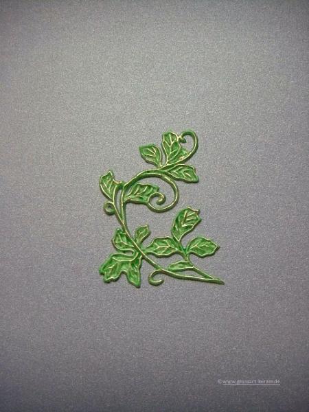 Verzierwachs, Wachsmotiv, Weinranke klein versch. Farben