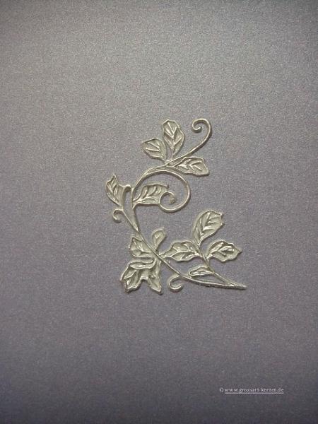 Verzierwachs, Wachsmotiv, Weinranke klein versch. Farben