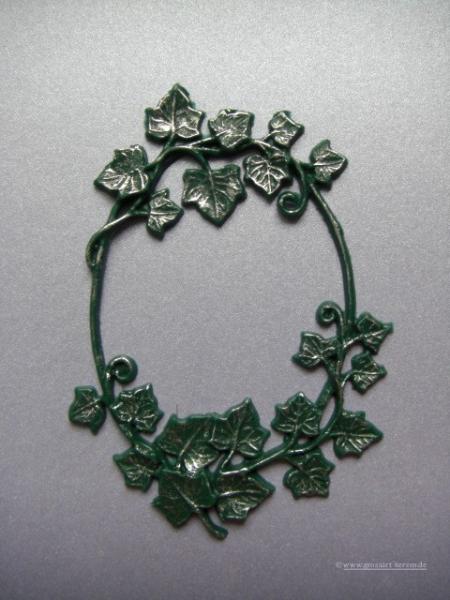 Verzierwachs, Wachsmotiv, Efeu oval versch. Farben