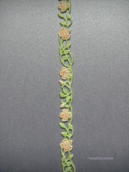 Wachsbordüre "Rosenborte"