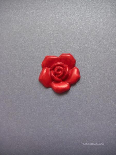 Verzierwachs, Wachsmotiv, Blüte  Rose groß